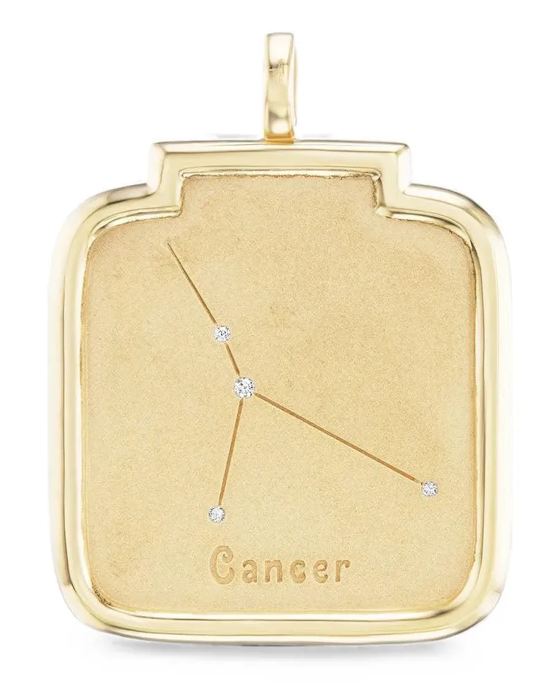 Sorellina Cancer zodiac diamond pendant - Gold Gold