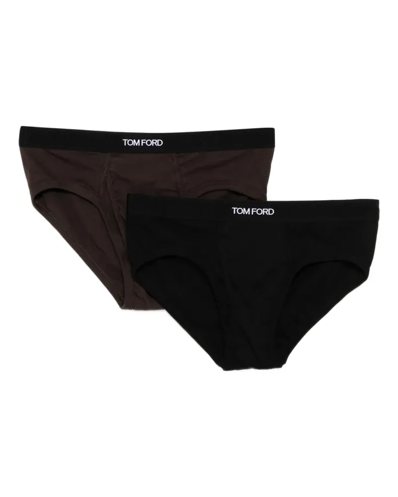 Tom Ford logo-waistband jersey briefs - Braun Braun