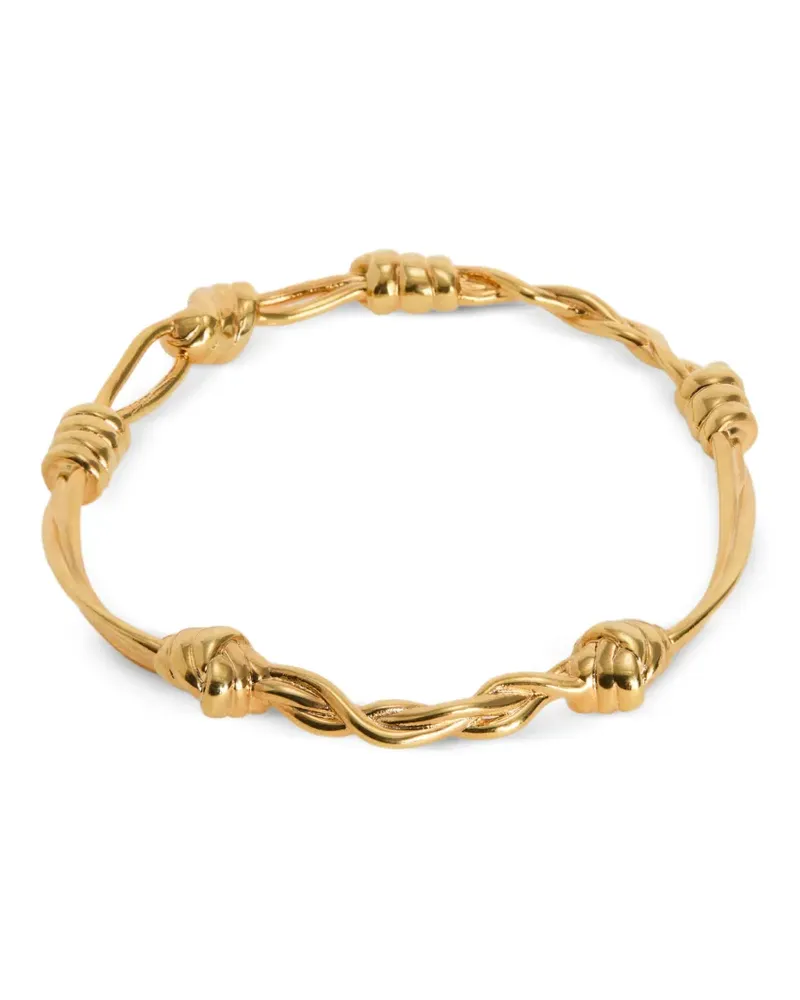 Jil Sander Tangle Armband mit Knoten - Gelb Gelb
