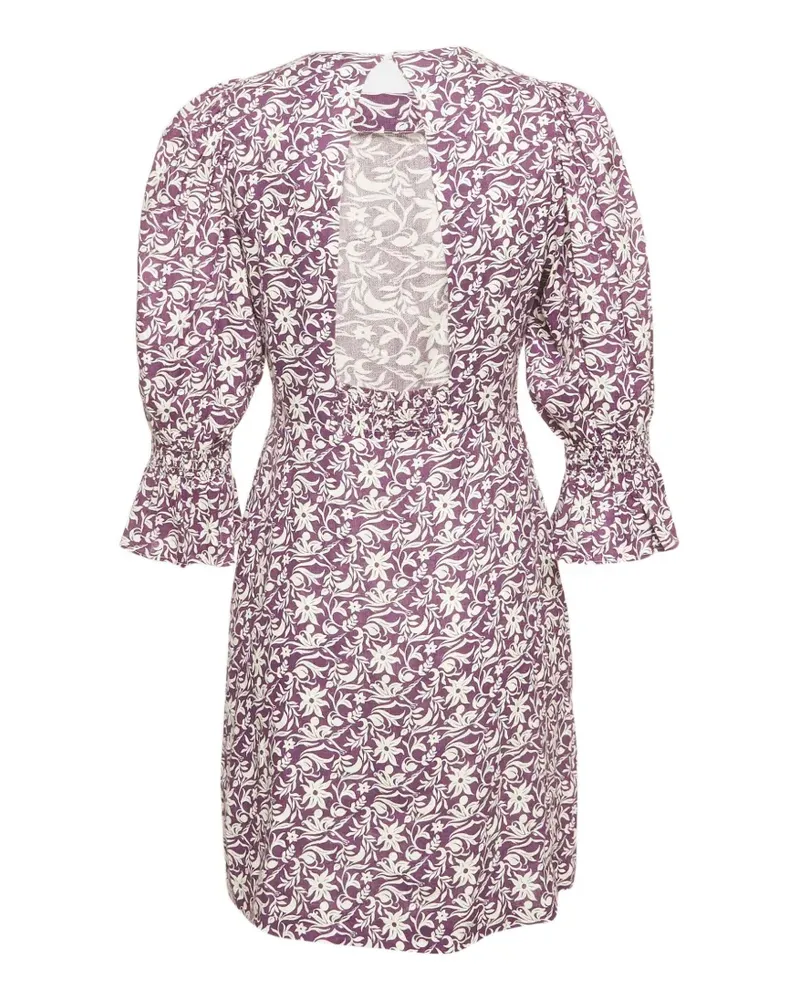 Maje Roniriqua floral-print mini dress - Violett Violett