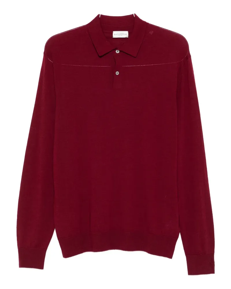 Ballantyne Klassisches Poloshirt - Rot Rot