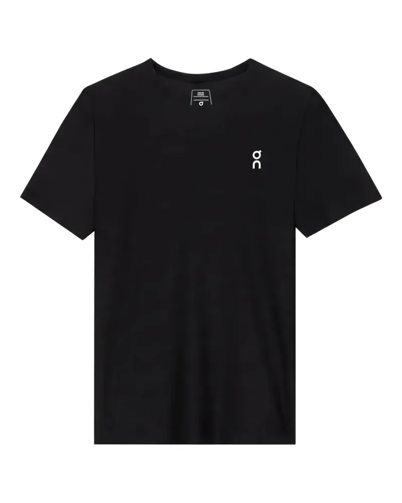 ON Court-T logo T-shirt - Schwarz Schwarz