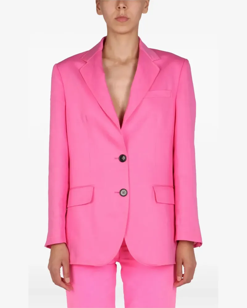 MSGM single-breasted blazer - Rosa Rosa
