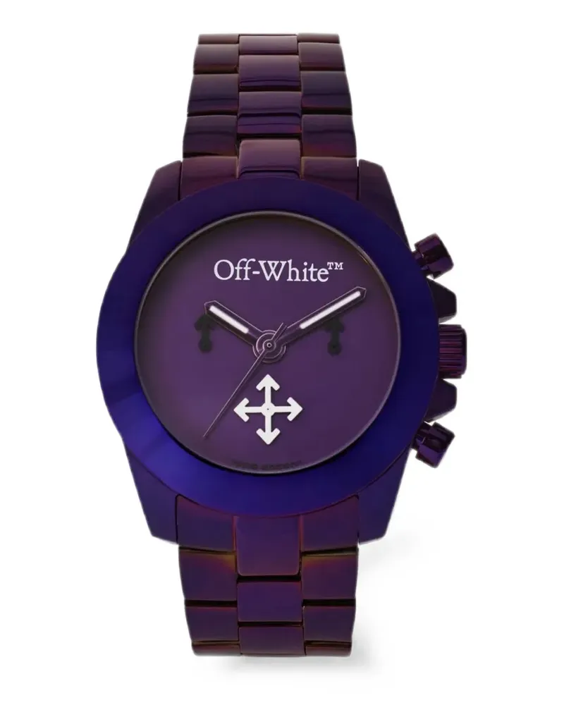 OFF-WHITE Reset Chronograph 40mm watch - Violett Violett