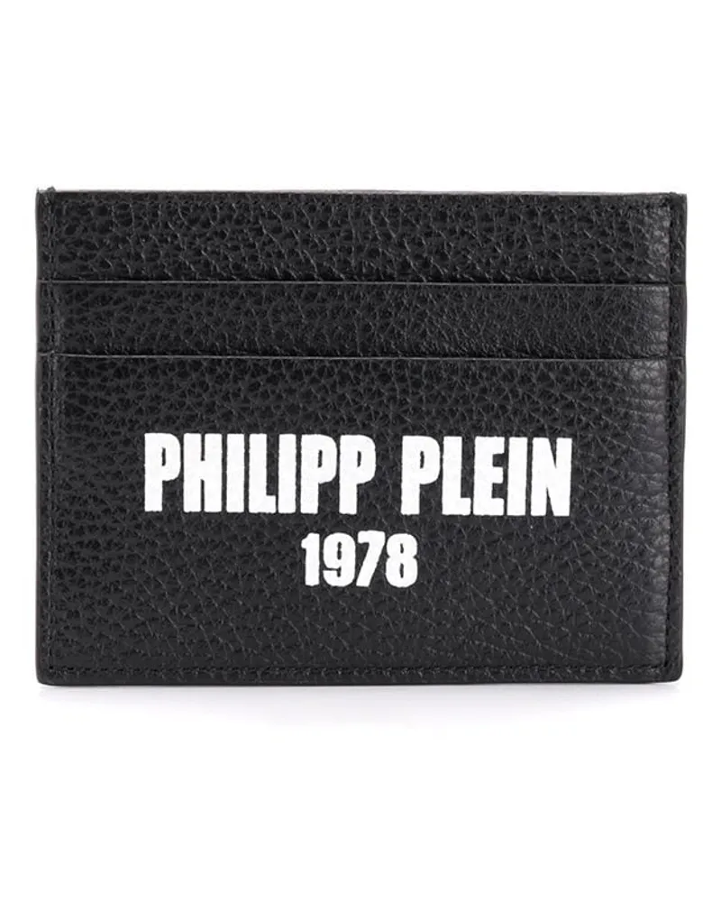 Philipp Plein Kartenetui mit Logo - Schwarz Schwarz