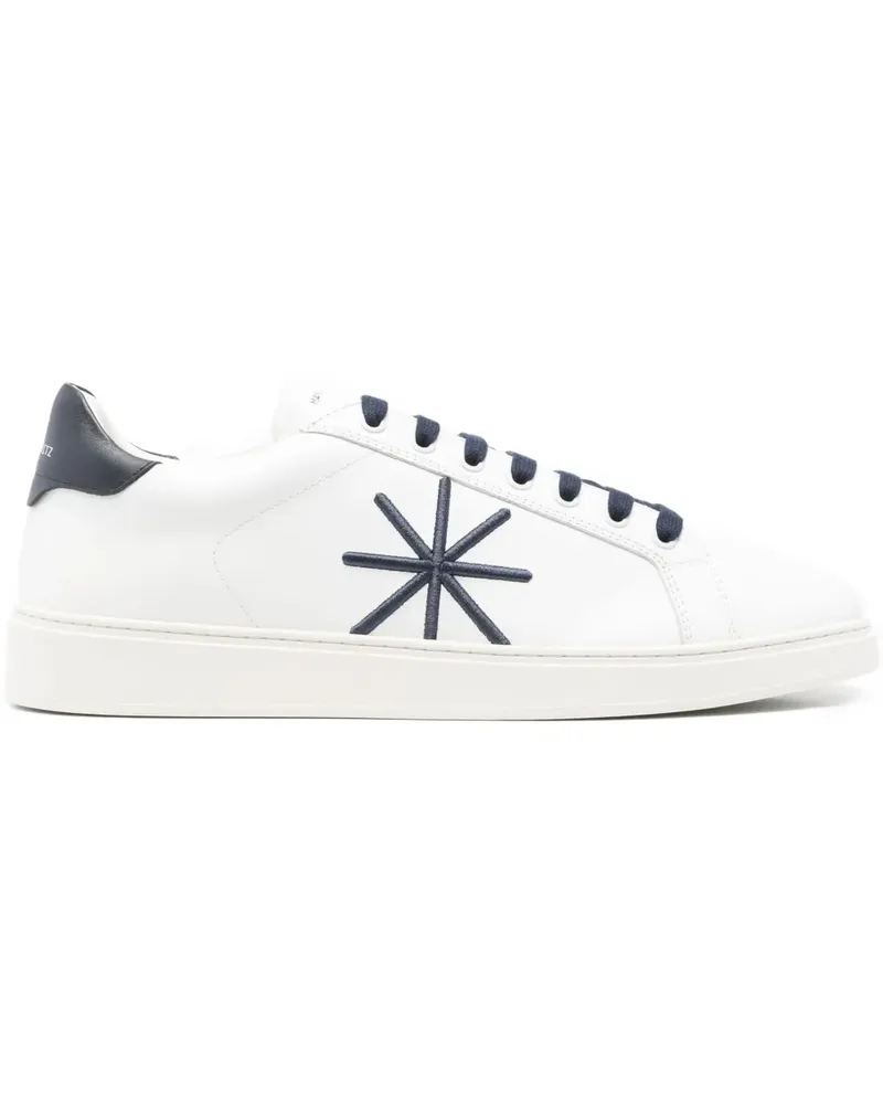 Manuel Ritz Sneakers mit Sternapplikation - Weiß Weiß