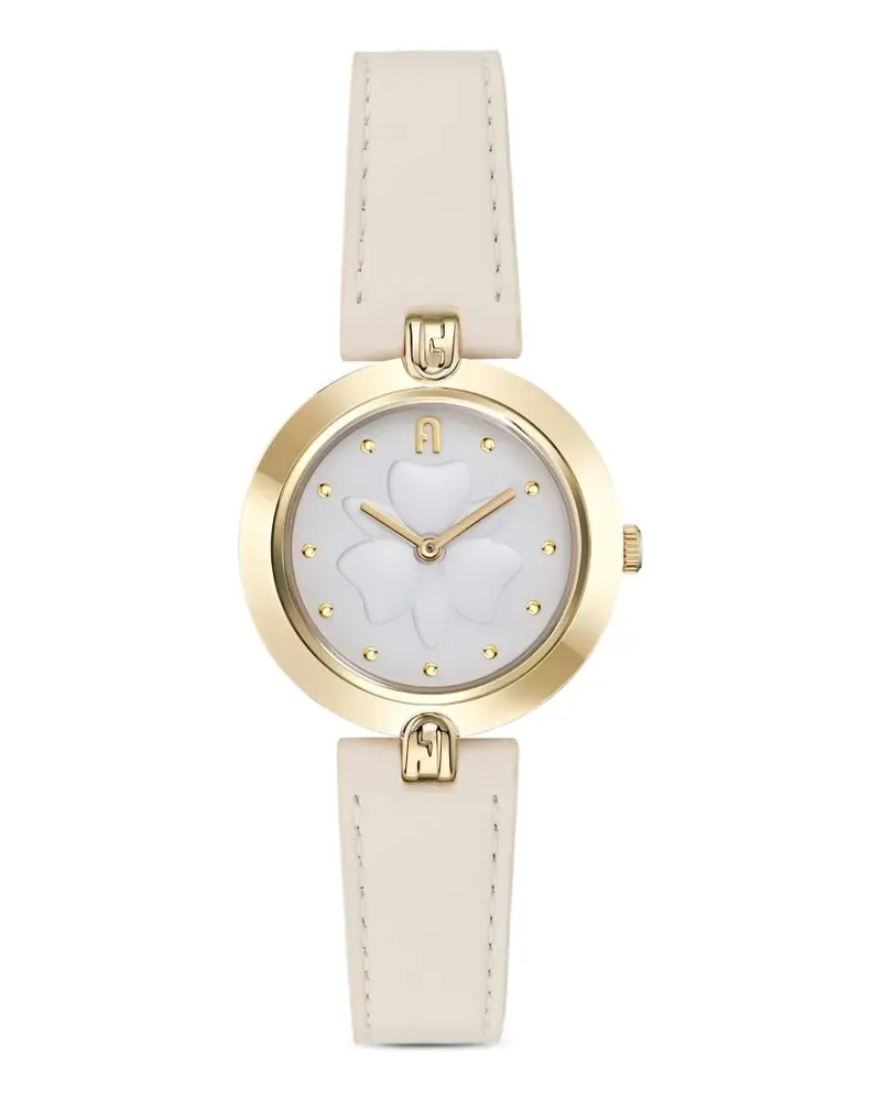 Furla Logo Links 34mm watch - Weiß Weiß