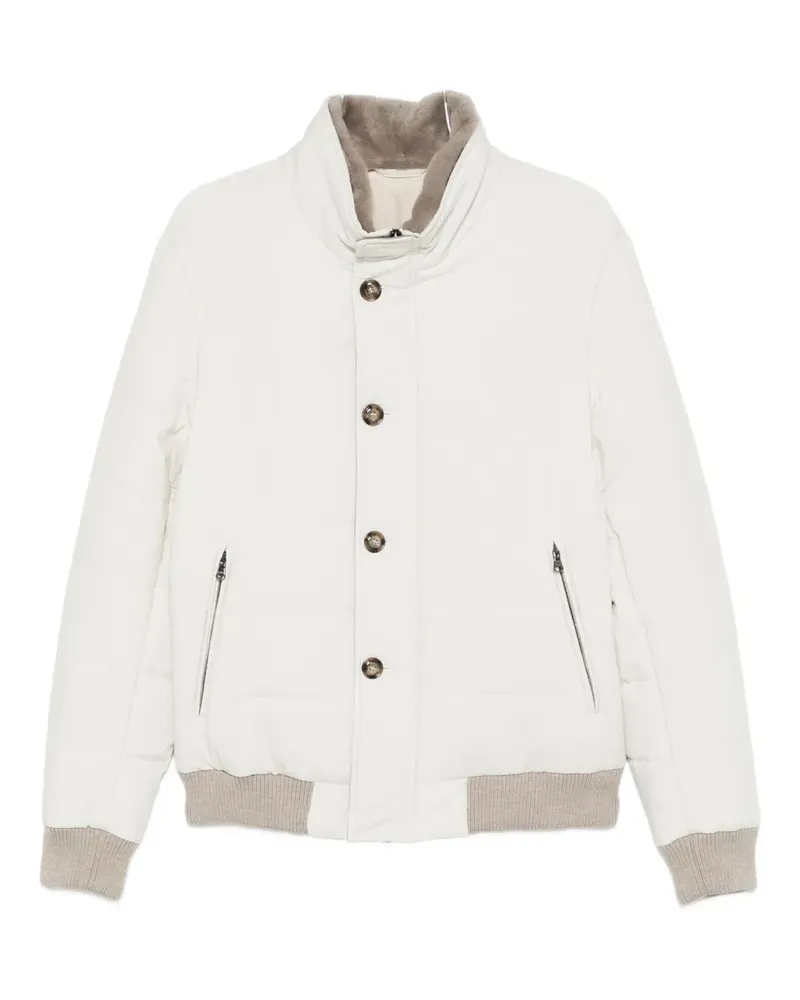 BARBA buttoned jacket - Weiß Weiß