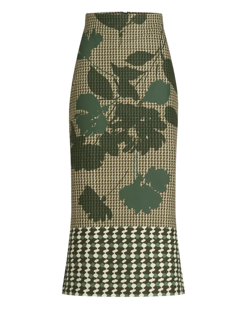 Silvia Tcherassi Atira printed midi skirt - Grün Grün