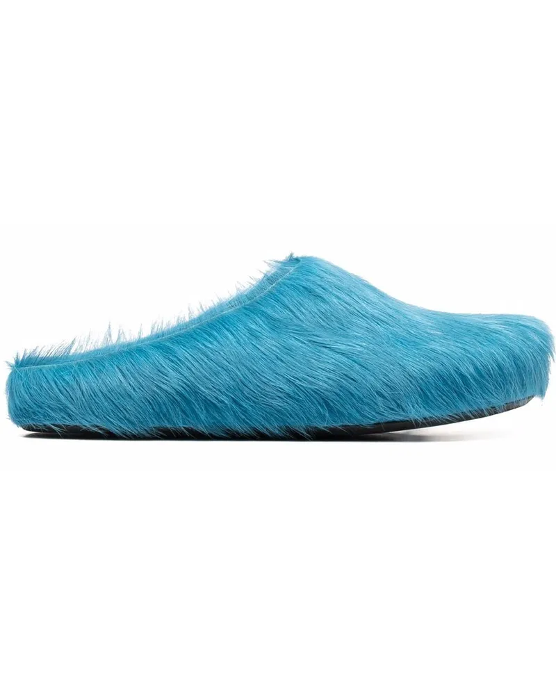 Marni Fussbett Sabot Slipper - Blau Blau