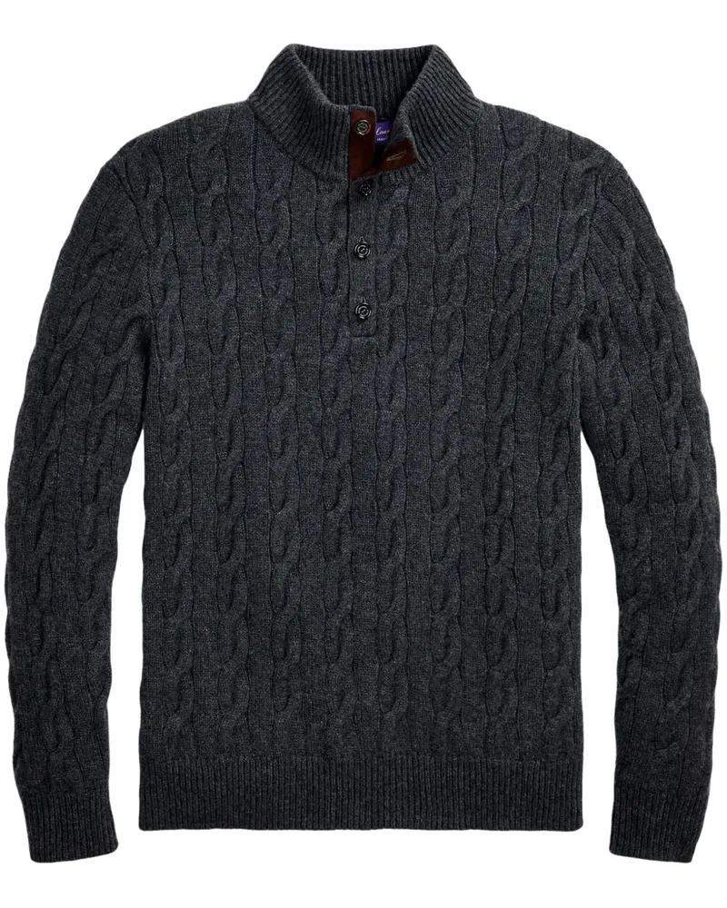 Ralph Lauren Pullover mit Zopfmuster - Grau Grau