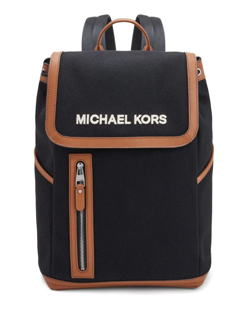 Michael Kors Rucksack mit Logo-Stickerei Schwarz