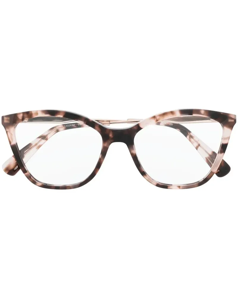 Longchamp Butterfly-Sonnenbrille in Schildpattoptik - Braun Braun