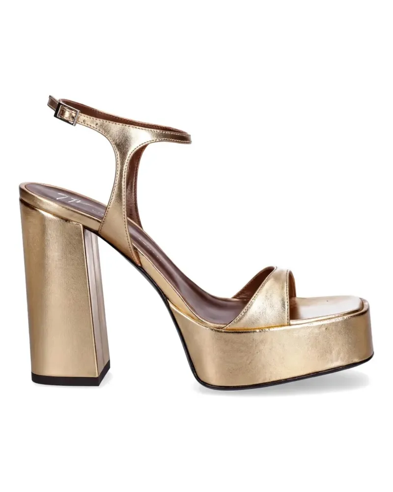 Giuseppe Zanotti Sandalen mit Plateau - Gold Gold