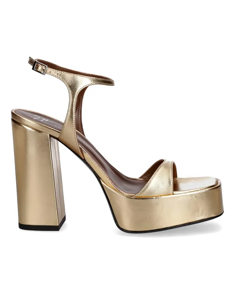 Giuseppe Zanotti Sandalen mit Plateau - Gold Gold