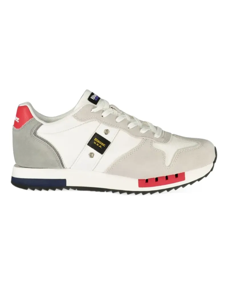 Blauer Queens Sneakers mit Einsätzen - Grau Grau