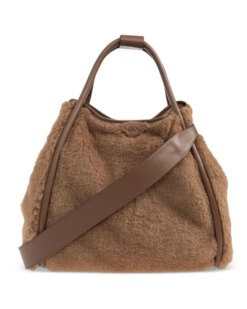 Max Mara Kleine The Teddy Handtasche - Braun Braun