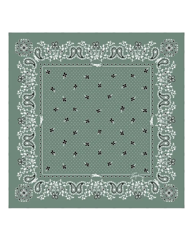 Longchamp French Bandana Halstuch - Grün Grün