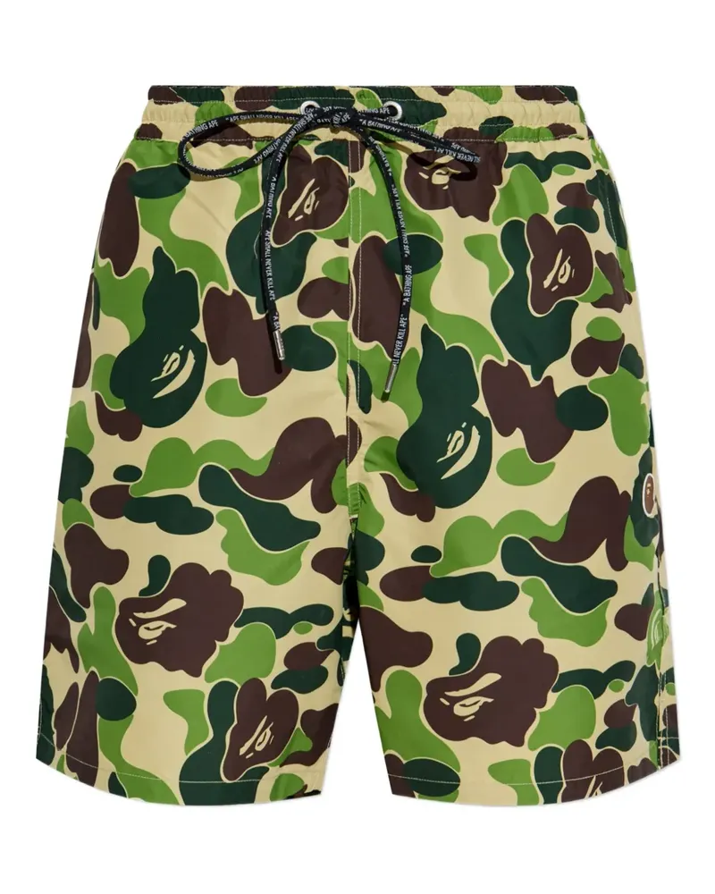 BAPE Bermudas mit Camouflage-Print - Grün Grün