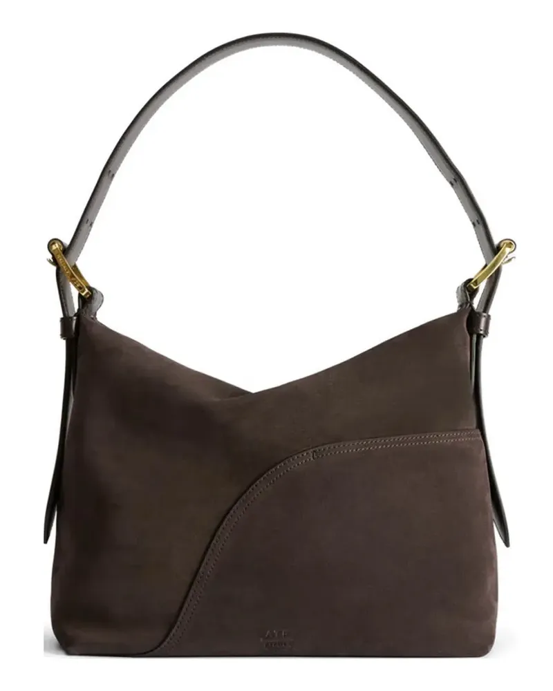 ATP Atelier mini Bassanina suede shoulder bag - Braun Braun