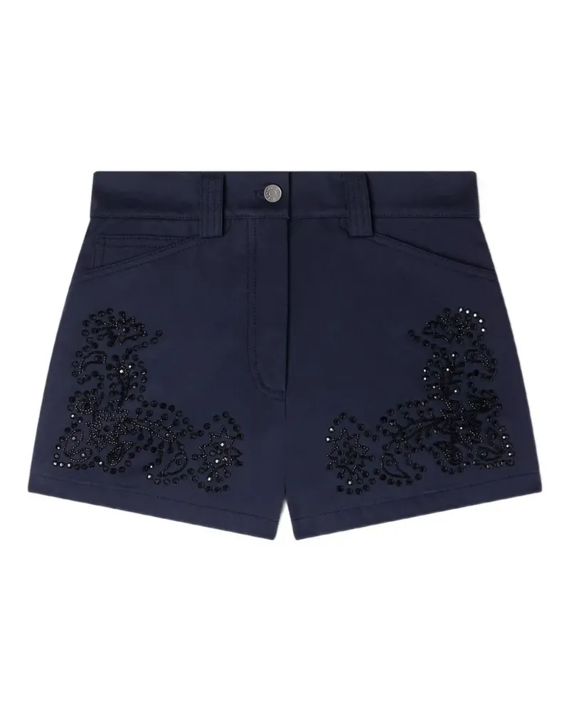 Sandro Shorts mit Stickerei - Blau Blau