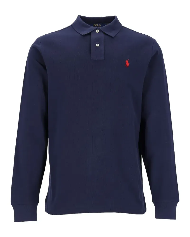 Ralph Lauren Poloshirt aus Piqué - Blau Blau