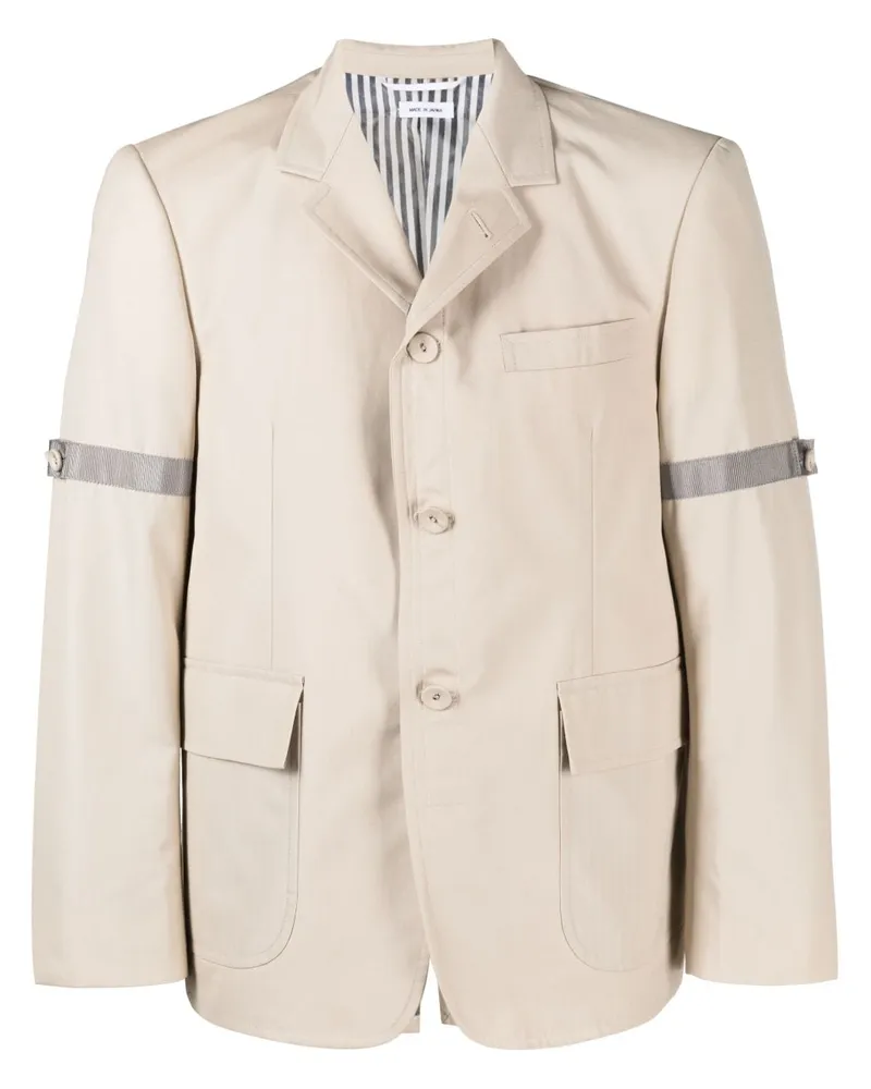 Thom Browne Einreihiges Sakko - Nude Nude