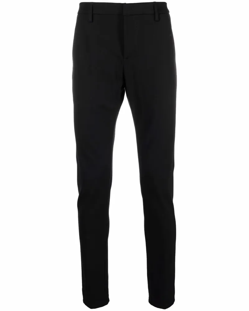 Dondup Hose mit schmalem Schnitt - Schwarz Schwarz