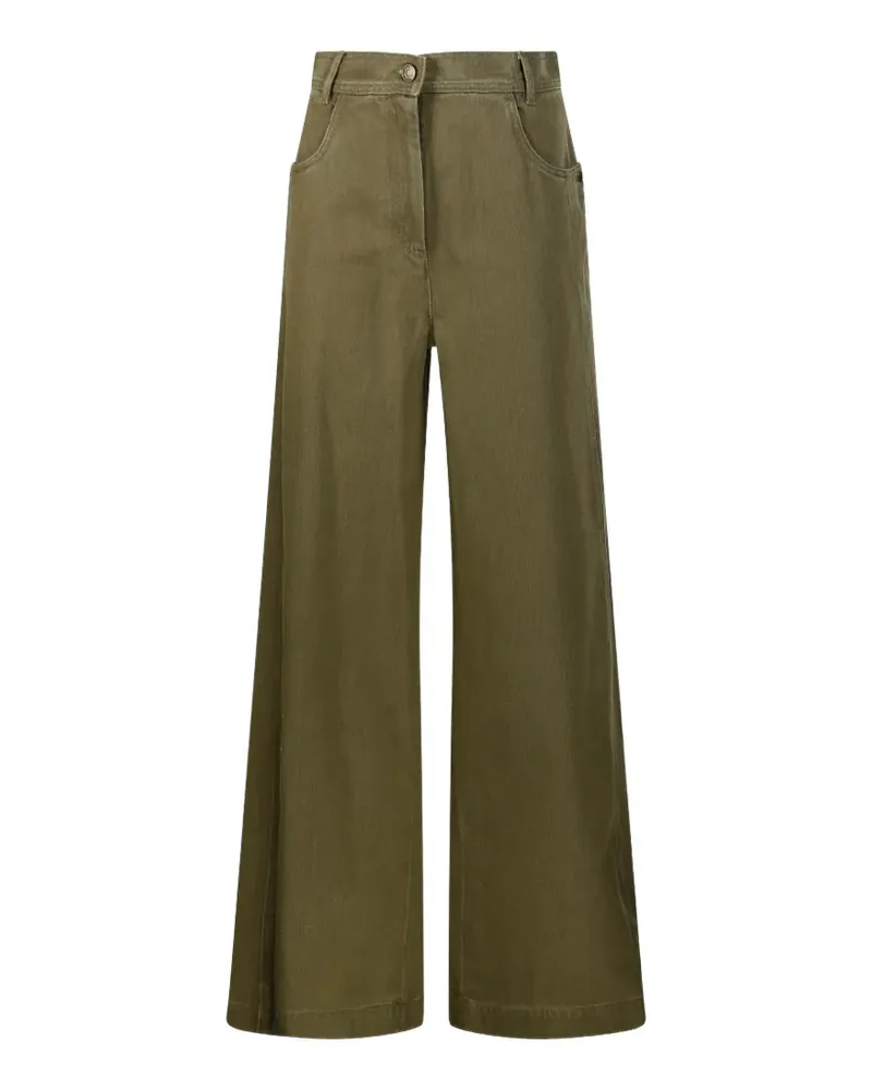 Max Mara wide-leg jeans - Grün Grün