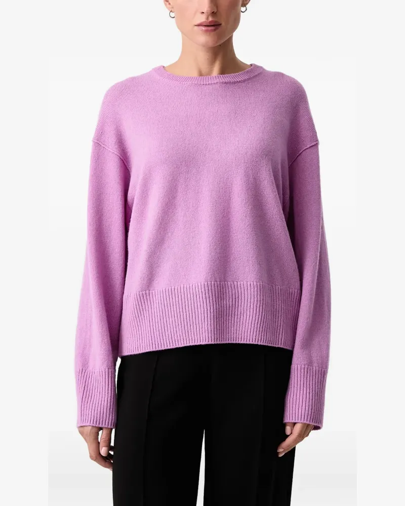 Marc O'Polo ribbed-knit drop-shoulder sweater - Violett Violett