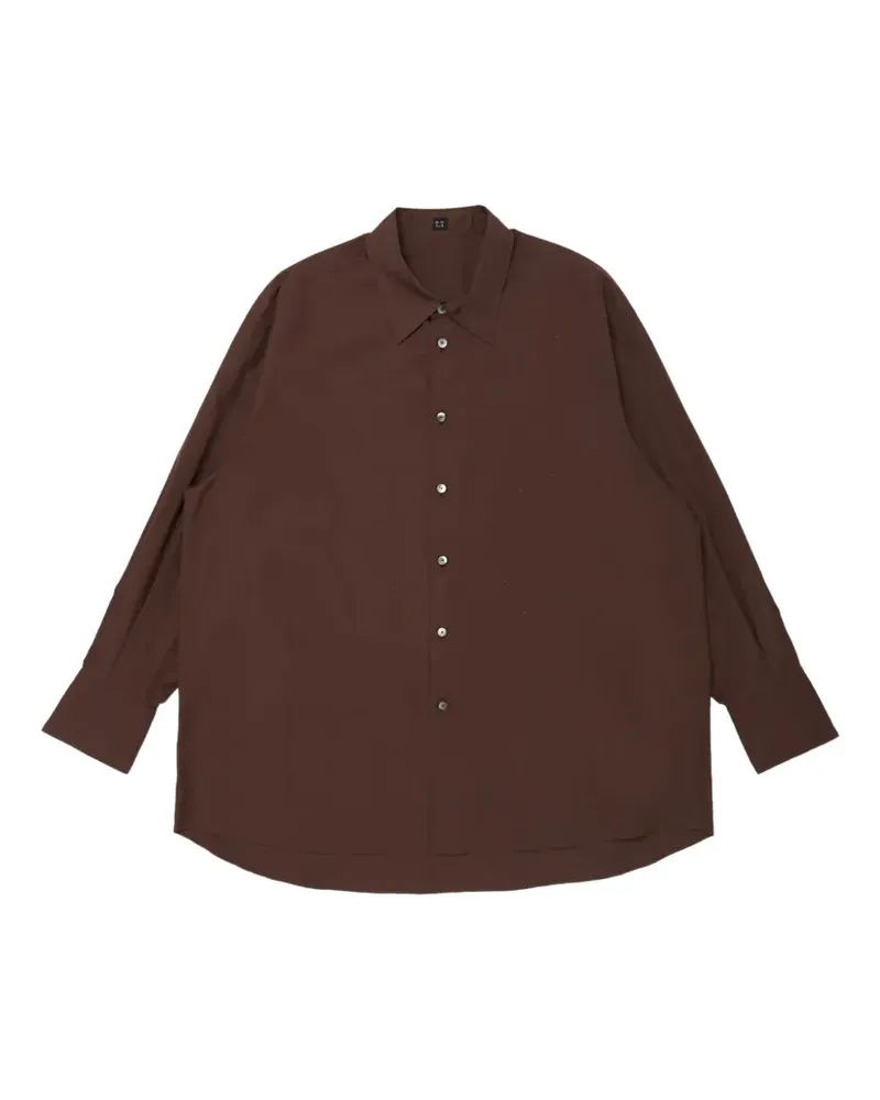 Taiga Takahashi long-sleeve button-down shirt - Braun Braun