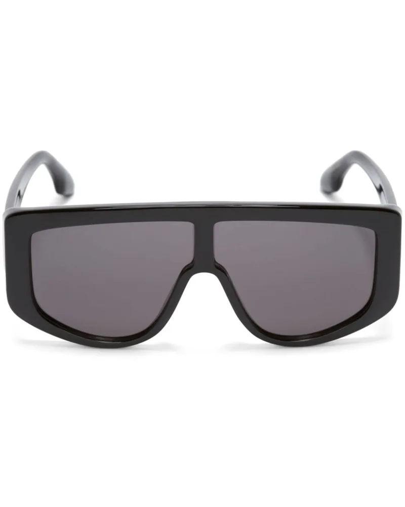 Victoria Beckham Visor-Sonnenbrille - Schwarz Schwarz