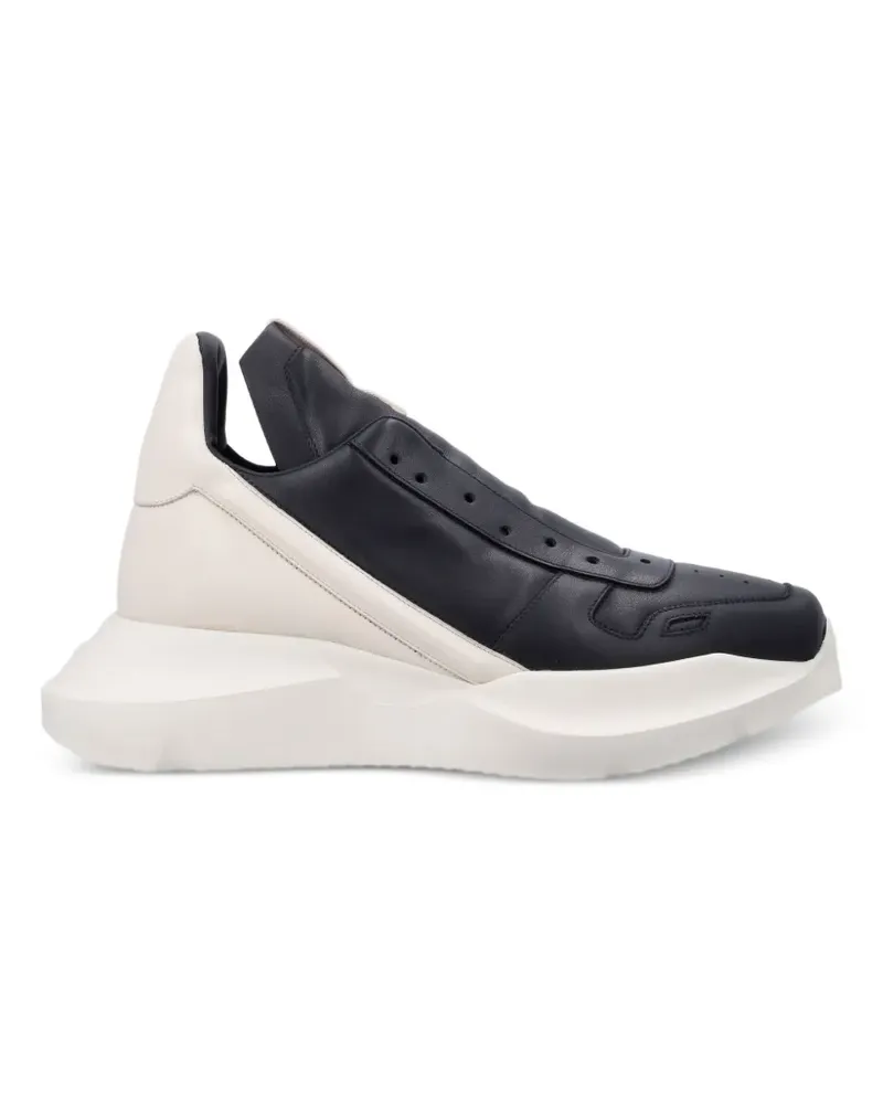 Rick Owens Sneakers mit dicker Sohle - Schwarz Schwarz