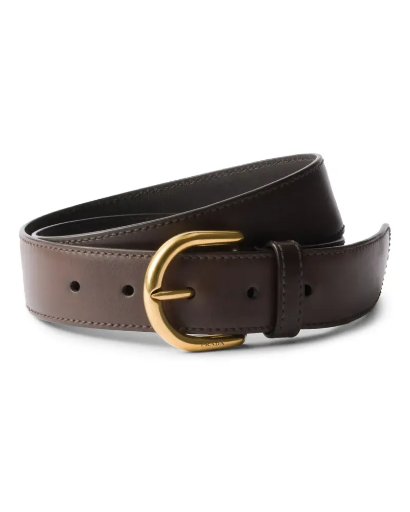 Prada Gürtel aus Leder - Braun Braun