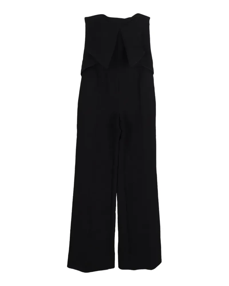 Roland Mouret strapless jumpsuit - Schwarz Schwarz