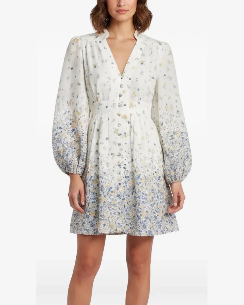 Zimmermann Carnaby Kleid - Weiß Weiß