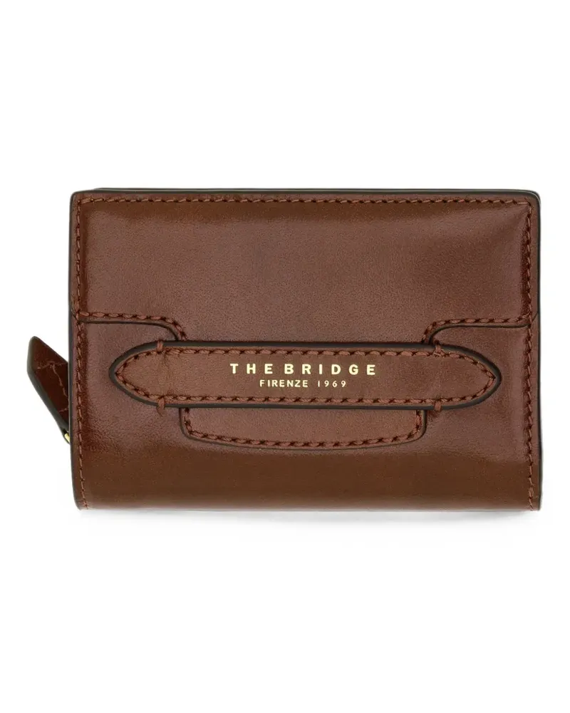 The Bridge Portemonnaie mit Logo-Print - Braun Braun