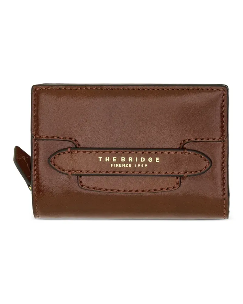 The Bridge Portemonnaie mit Logo-Print - Braun Braun