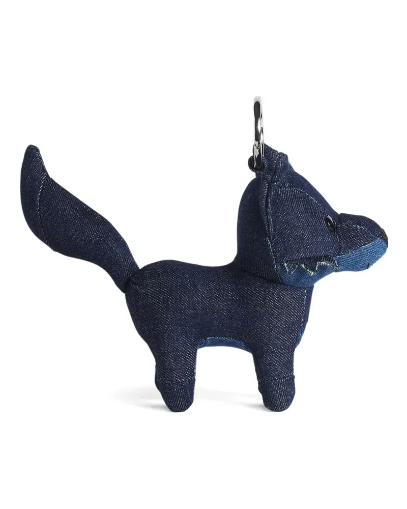 Kitsuné Fox Jeans-Taschenanhänger - Schwarz Schwarz