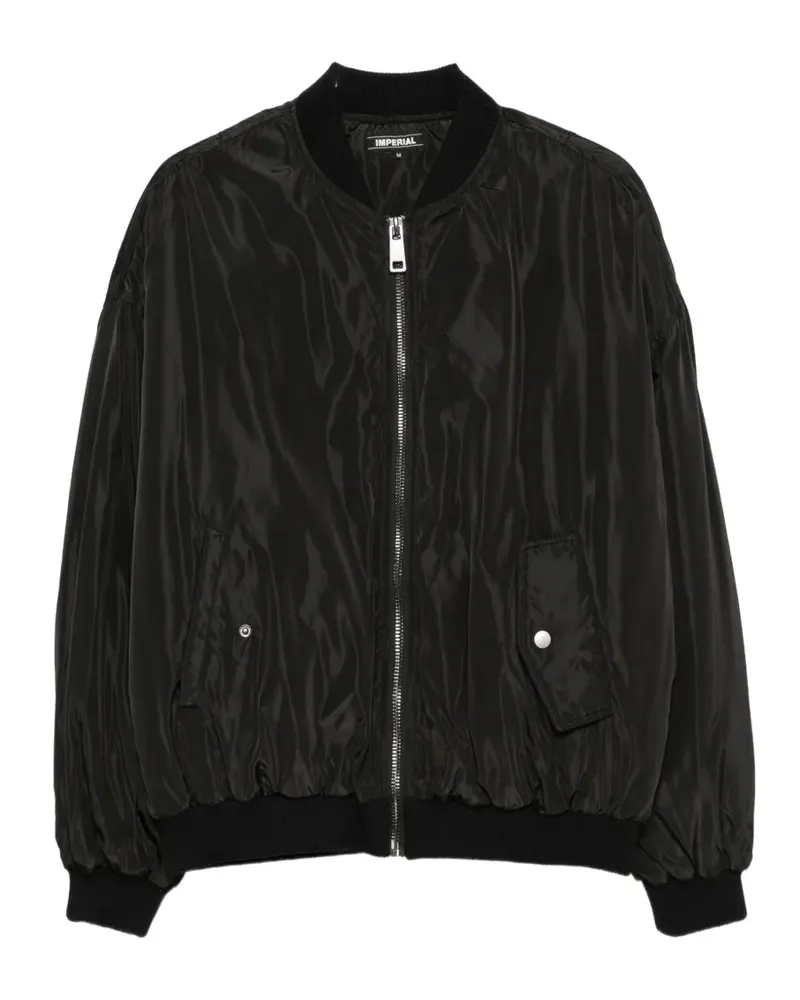 IMPERIAL Bomberjacke mit Reißverschluss - Schwarz Schwarz