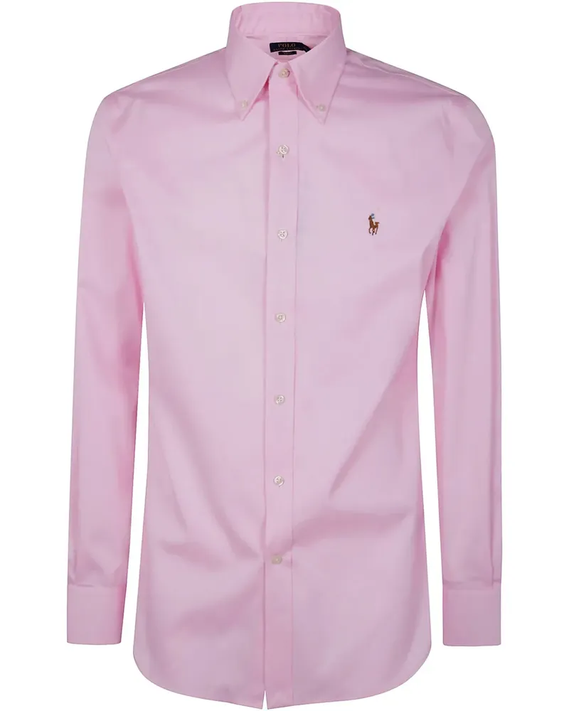 Ralph Lauren Hemd mit Polo Pony-Stickerei - Rosa Rosa