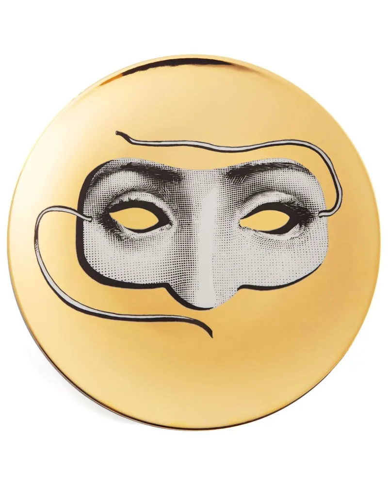 Fornasetti Tema e Variazioni n.60 Wandteller Gold