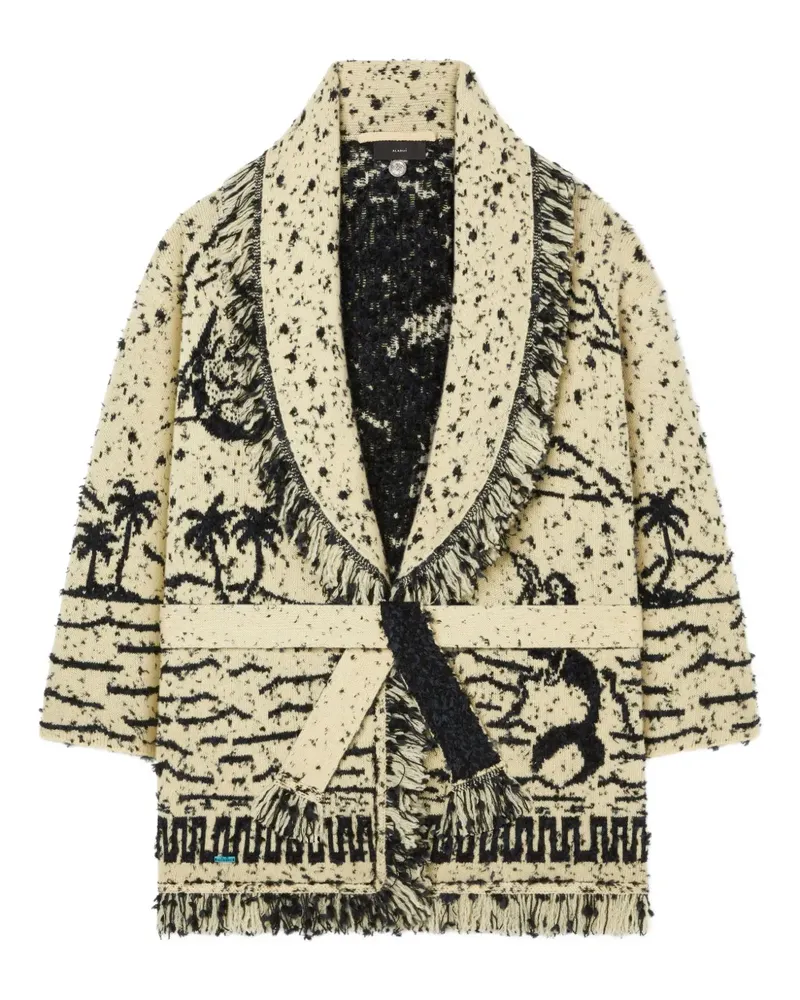 Alanui Ocean Whispers Cardigan mit Fransen - Nude Nude