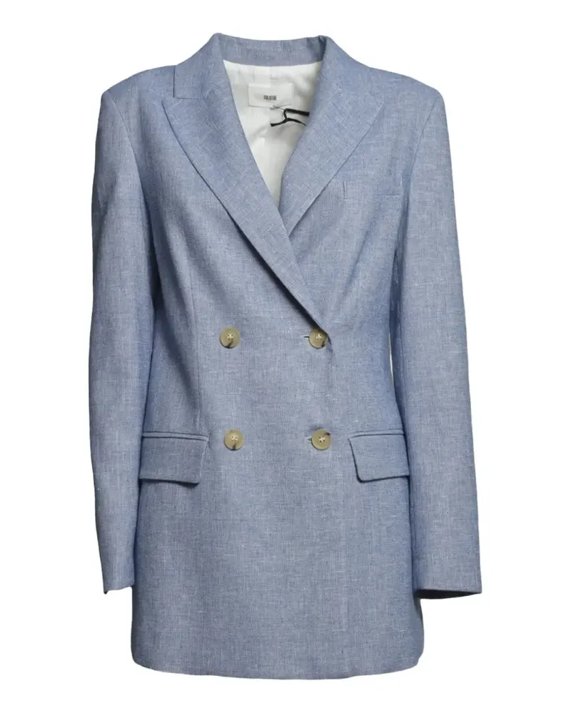 SOLOTRE double-breasted blazer - Blau Blau
