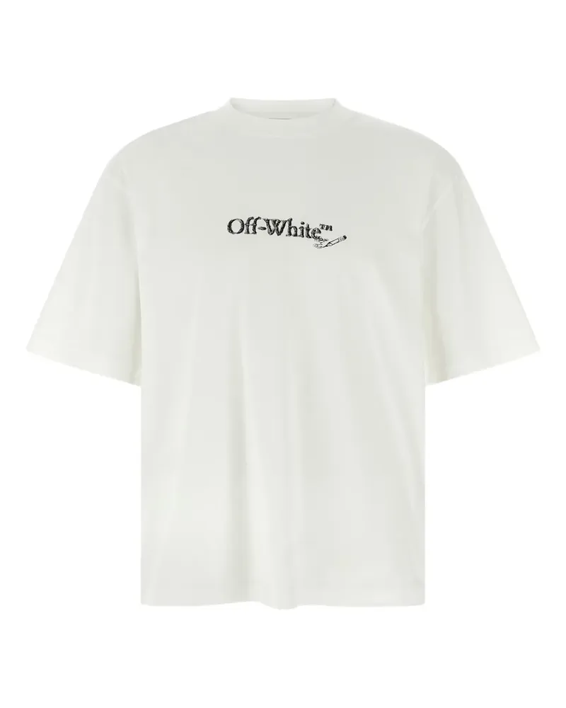 OFF-WHITE T-Shirt mit Logo-Print - Weiß Weiß