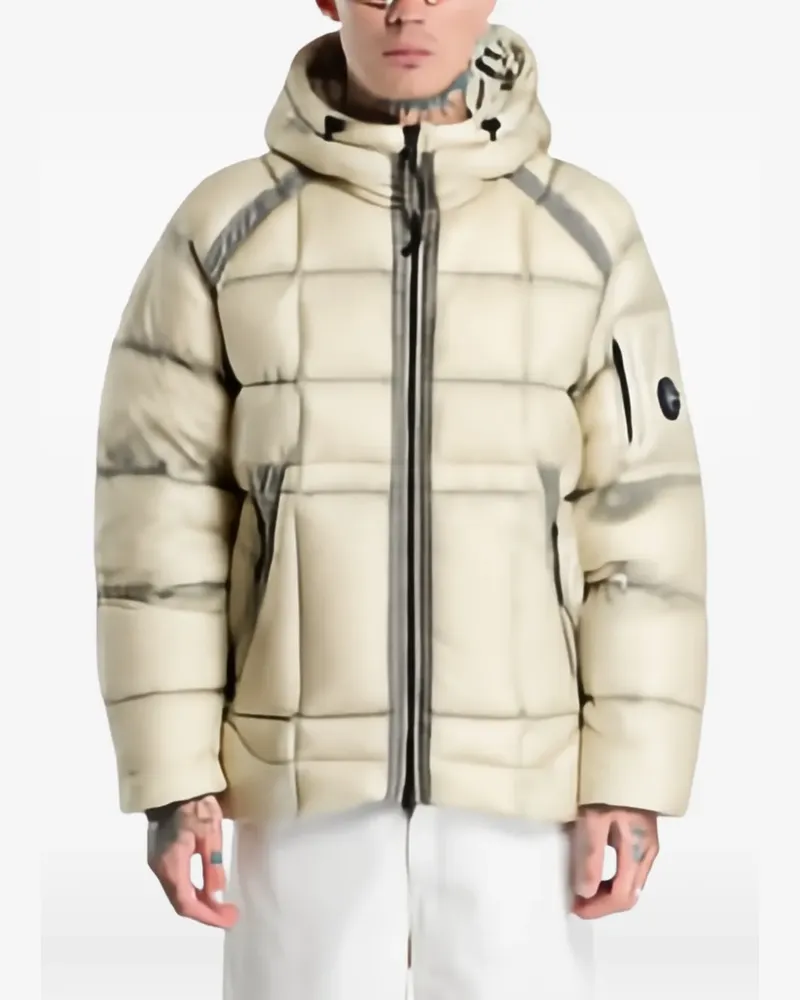 C.P. Company D.D. Shell hooded puffer jacket - Nude Nude