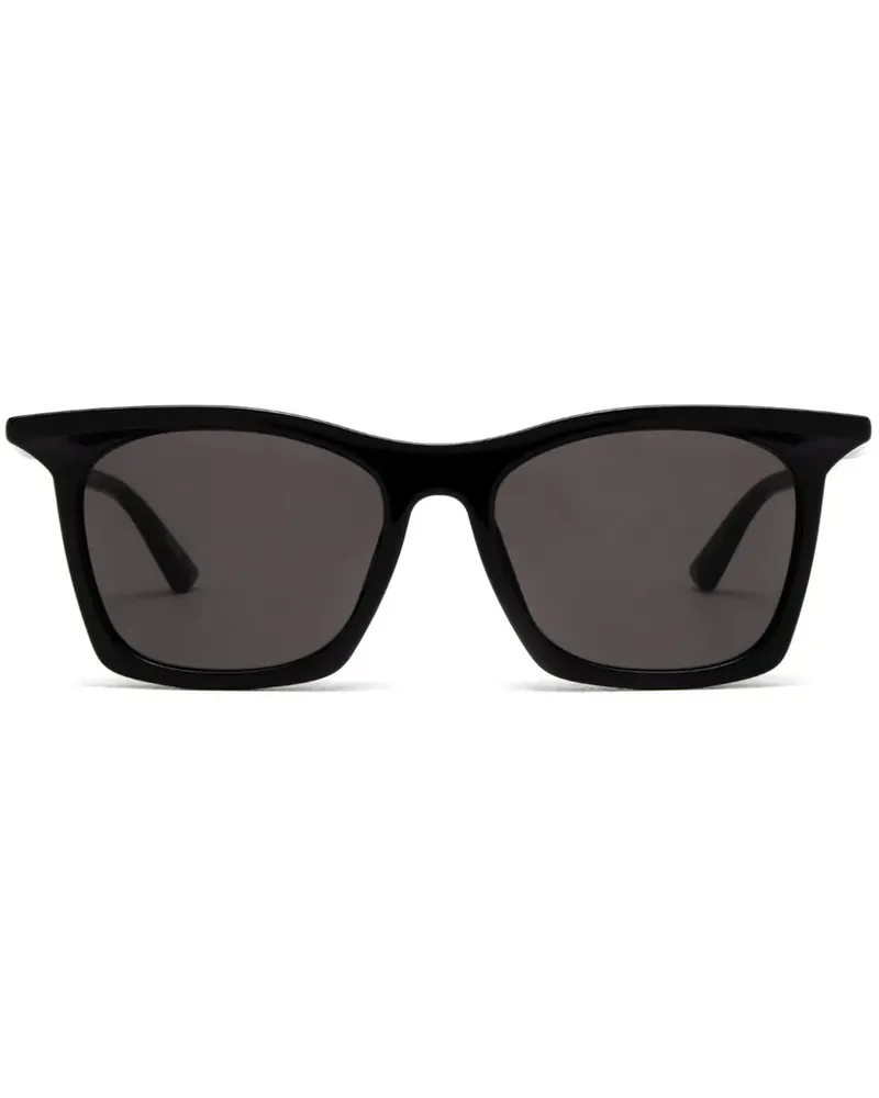 Balenciaga Sonnenbrille mit eckigem Gestell - Schwarz Schwarz