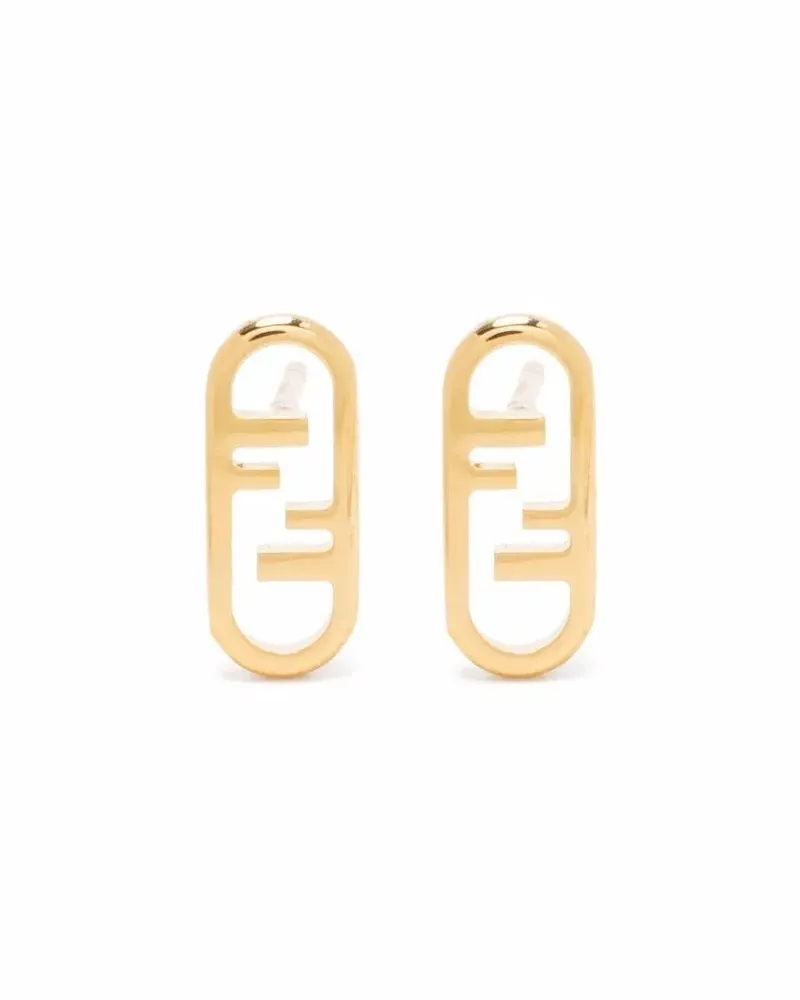 Fendi Ohrstecker mit O'Lock - Gold Gold