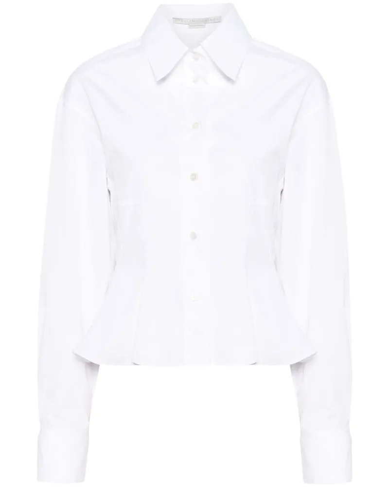 Stella McCartney Oberteil mit Schößchen - Weiß Weiß