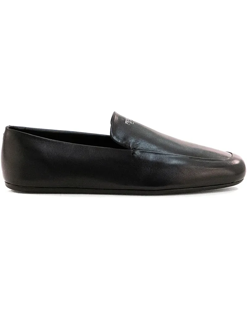 Prada logo loafers - Schwarz Schwarz